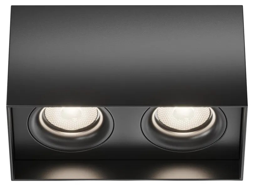 Maytoni C015CL-02B - Spotlámpa SLIM 2xGU10/50W/230V fekete