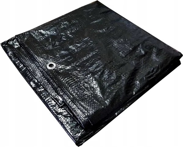 Ponyva fekete 2 x 3m Vastag Erős