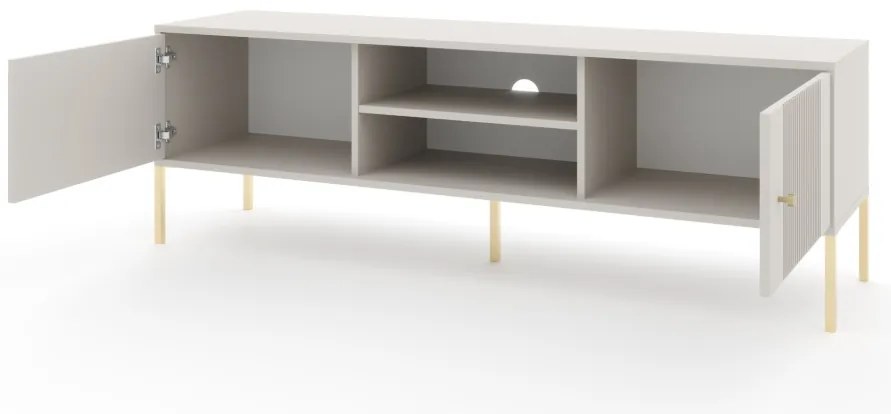 Tv Állvány Kasmír/Arany Színben. ISEO RTV IS01 155 cm.