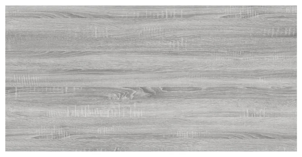 4 db szürke sonoma színű szerelt fa fali polc 60 x 30 x 1,5 cm