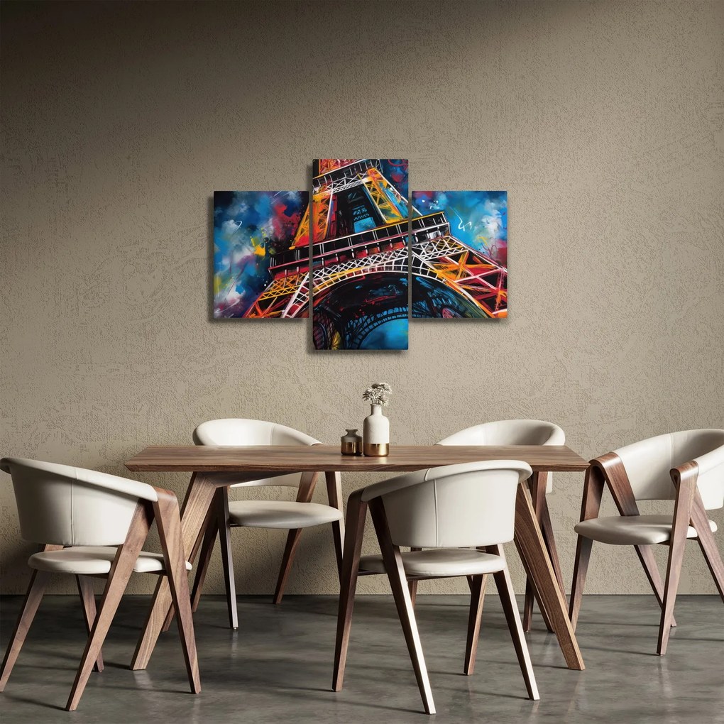Kép - Az Eiffel-torony festménye II. (90x60 cm)