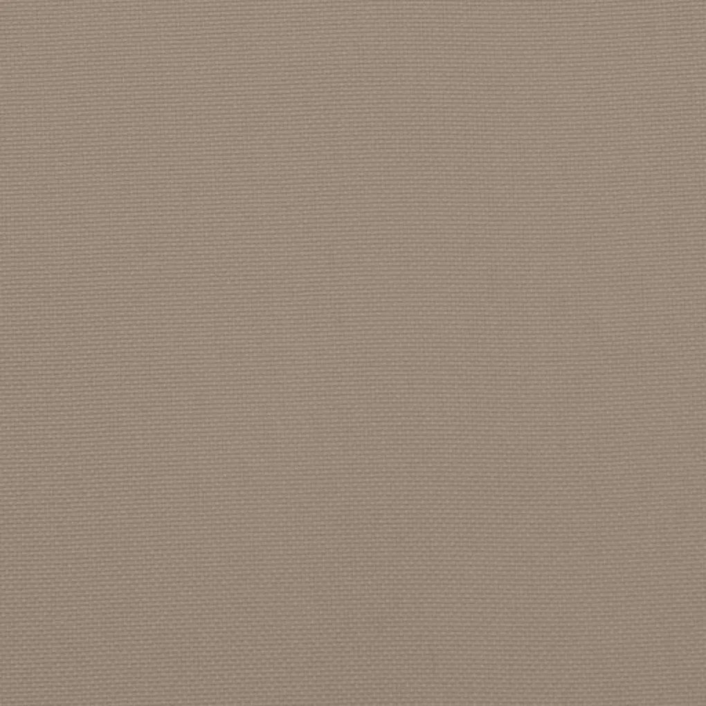 2 db tópszínű oxford szövet kerti padpárna 120 x 50 x 7 cm