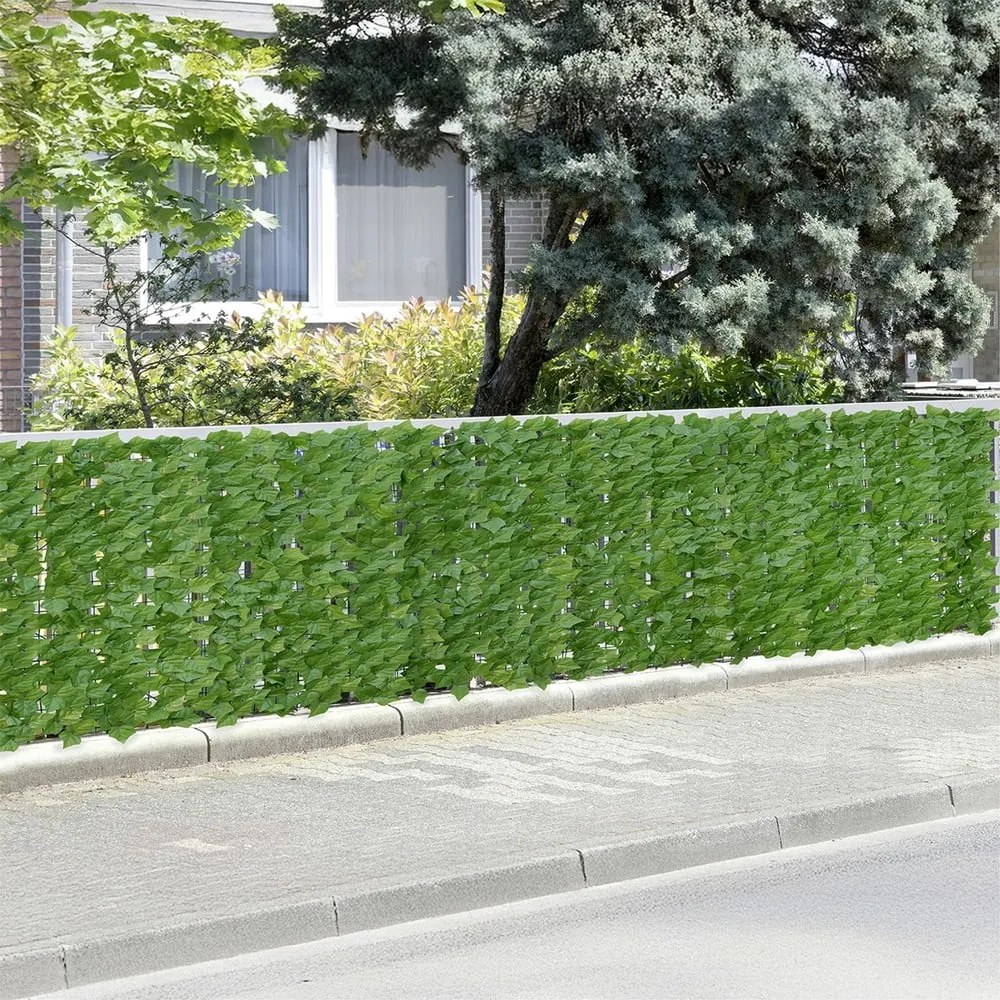 Zöld műanyag belátásgátló erkélyre 300x100 cm Ivy – Maximex