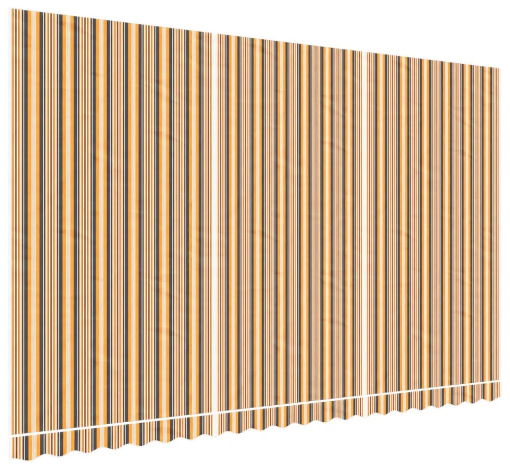 többszínű csíkos pótszövet napellenzőhöz 5 x 3 m