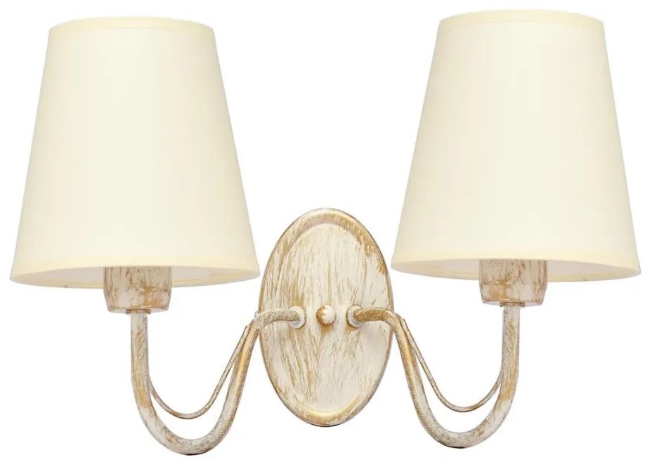 Fali lámpa MALBO 2xE27/15W/230V bézs