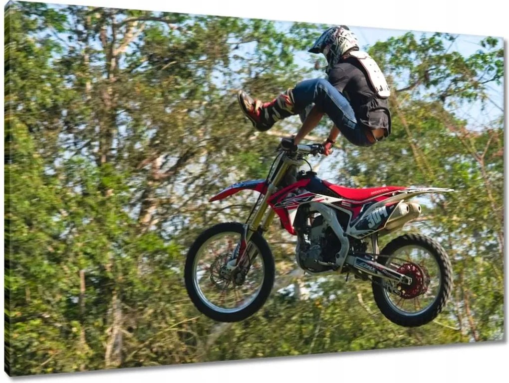 Vászonkép 90x60 Honda motorkerékpár Motor