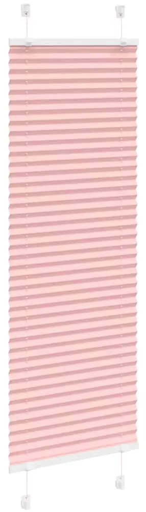 pliszírozott redőny rózsaszín 45x150 cm szövetszélesség 44,4 cm