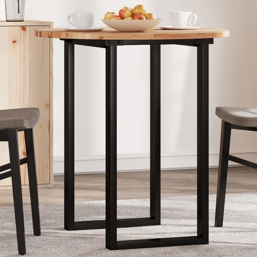 kerek tömör akácfa asztallap Ø70 x 2 cm