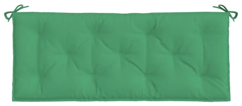 zöld oxford szövet kerti padpárna 120 x 50 x 7 cm