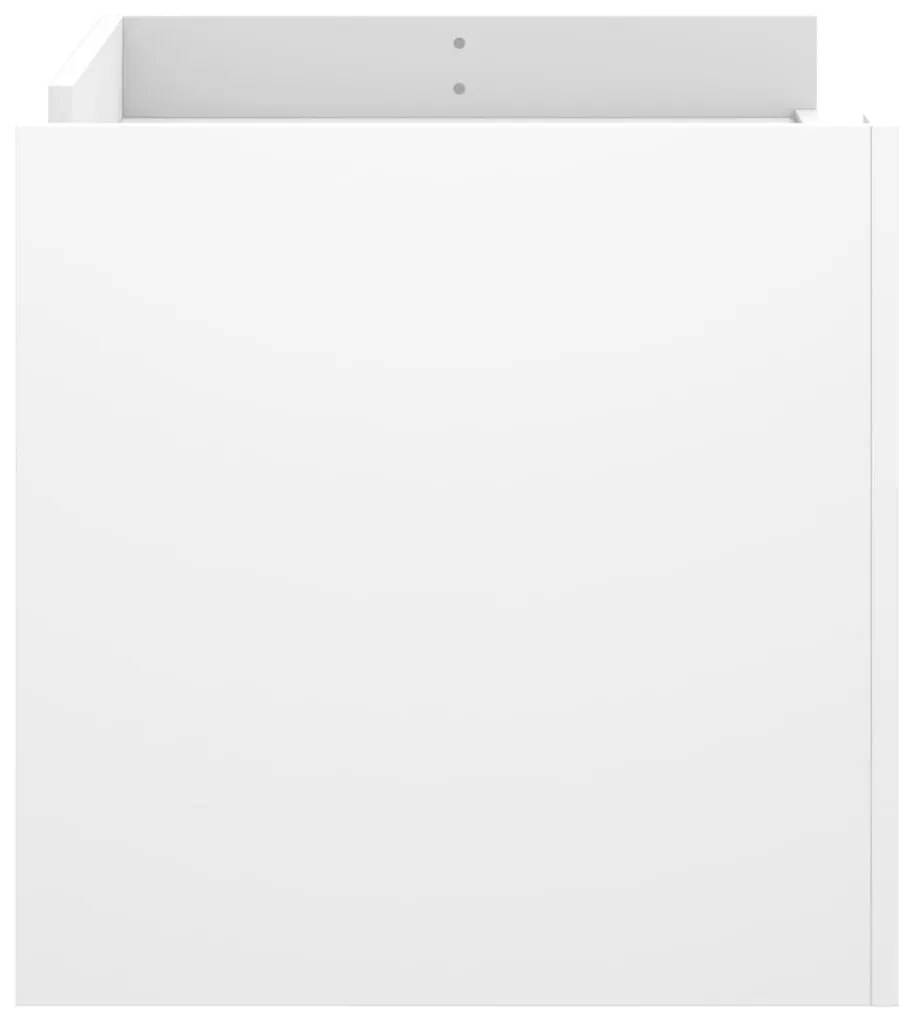 Fekete szerelt fa dohányzóasztal 100 x 50 x 50 cm