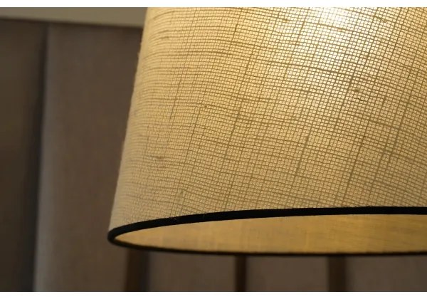 Duolla - Felületre szerelhető csillár YUTE 1xE27/15W/230V átm. 38 cm szürke/fekete