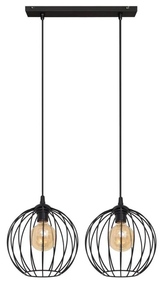 Csillár zsinóron MERCURE 2xE27/15W/230V