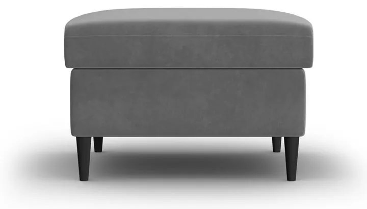 Világosszürke bársony lábtartó Kyoto – Cosmopolitan Design