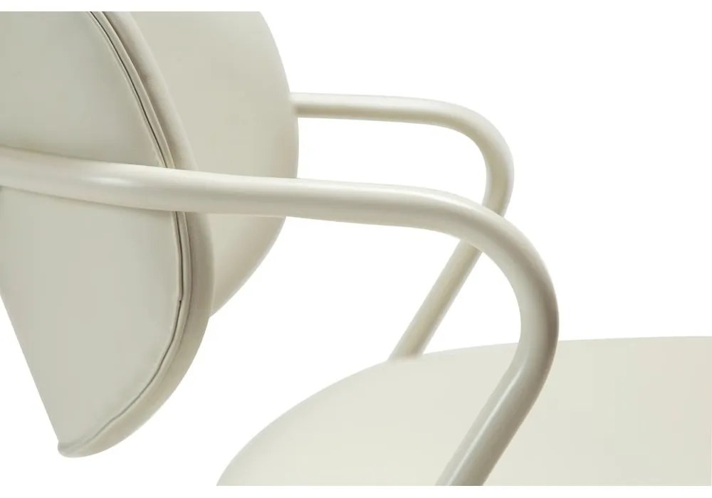 Krémszínű bőrutánzat fotel Zed – DAN-FORM Denmark