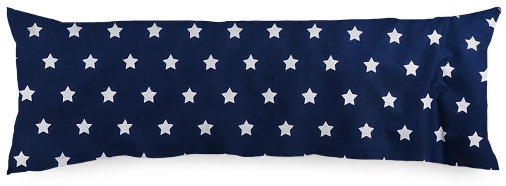 4Home Stars Navy Blue pótférj párnahuzat, 55 x 180 cm