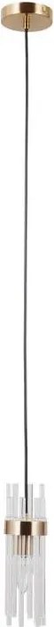 ITALUX PND-40760-1-HBR - Kábelcsillár TARASO 1xE14/40W/230V arany
