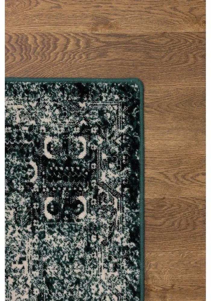 Petróleumkék gyapjú szőnyeg 160x240 cm Eve – Agnella