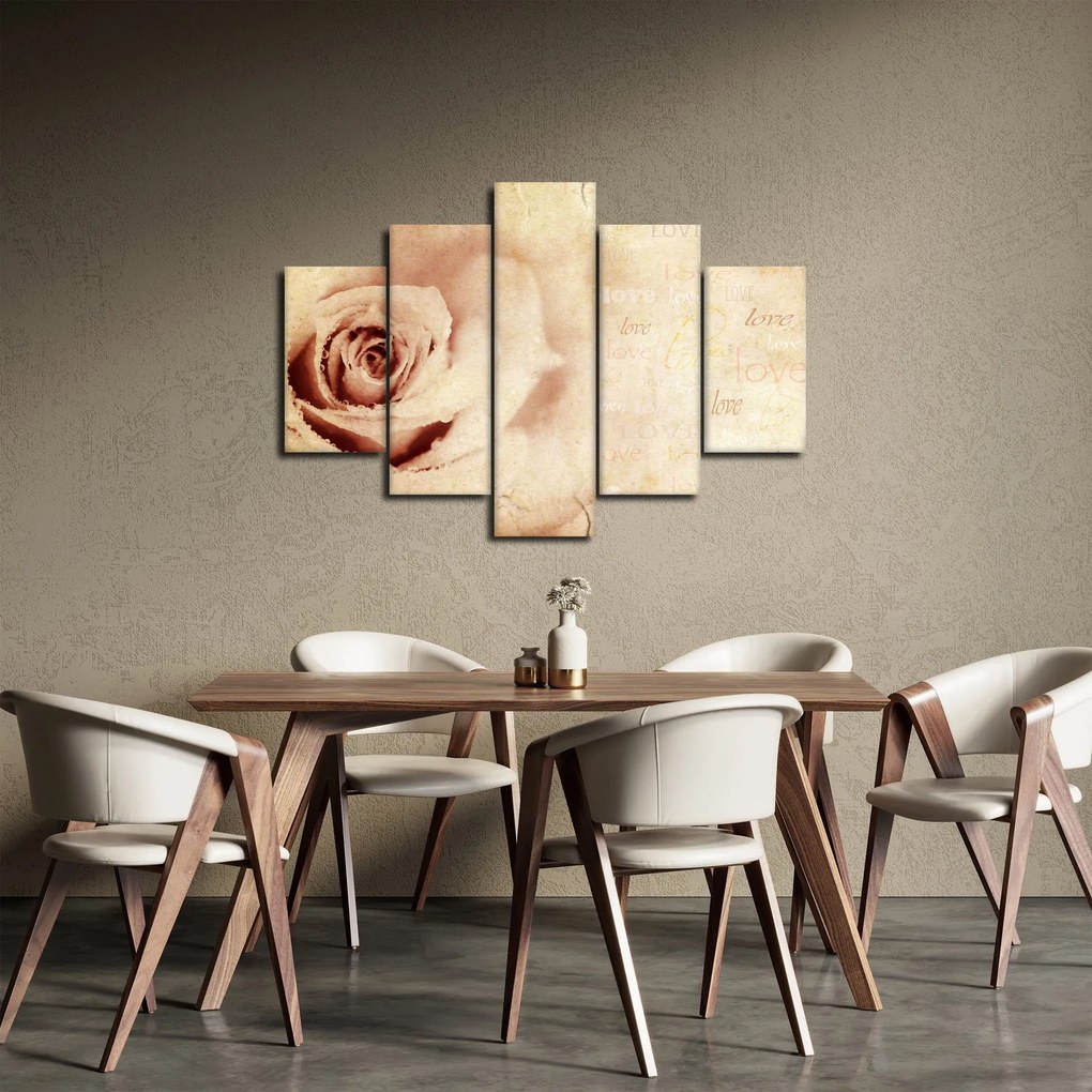 Kép - Rózsa virág szerelmeseknek (150x105 cm)