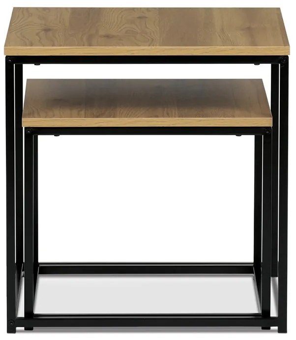 Dohányzóasztal 50×50 cm, MDF, Vad Tölgy. AF-076 OAK