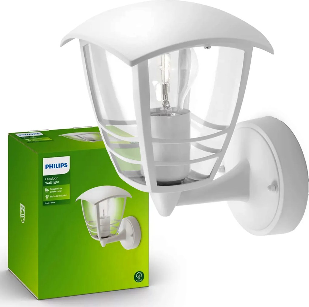Kültéri fali lámpa Philips Creek Led homlokzati lámpa E27 kerti lámpa