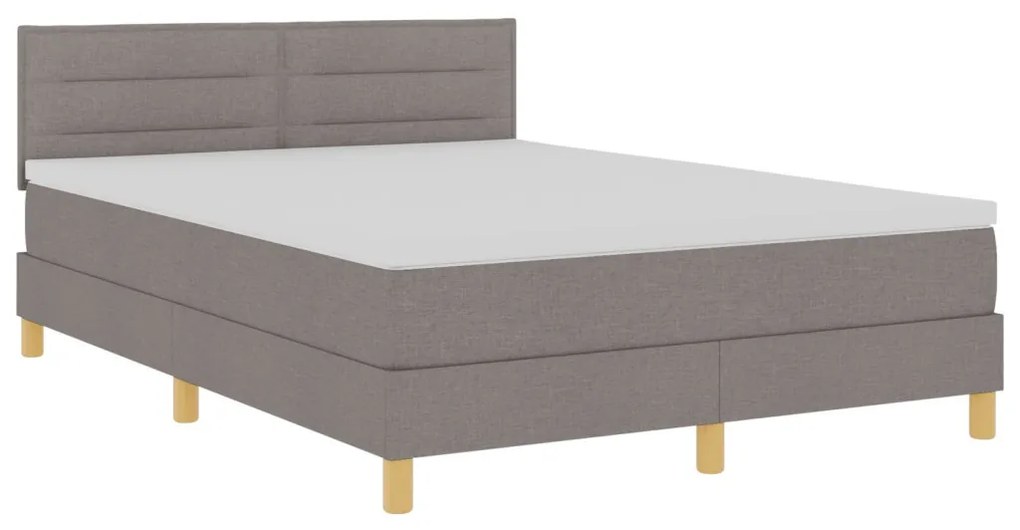 Box Spring Ágy Matrac Rózsaszín 160x200 cm Szövet