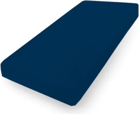 Prémium gumis jersey lepedő 150x190, 160x200x20, sötétkék_47, Matex