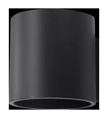 Roda fekete falilámpa - Sollux