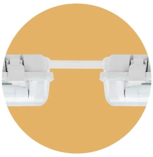 Ipari fénycsöves lámpa LIMEA T8 2xG13/10W/230V IP65 1500mm