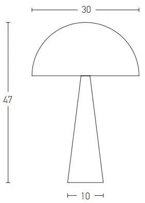 Zambelis 20210 - Asztali lámpa 1xE27/25W/230V fekete