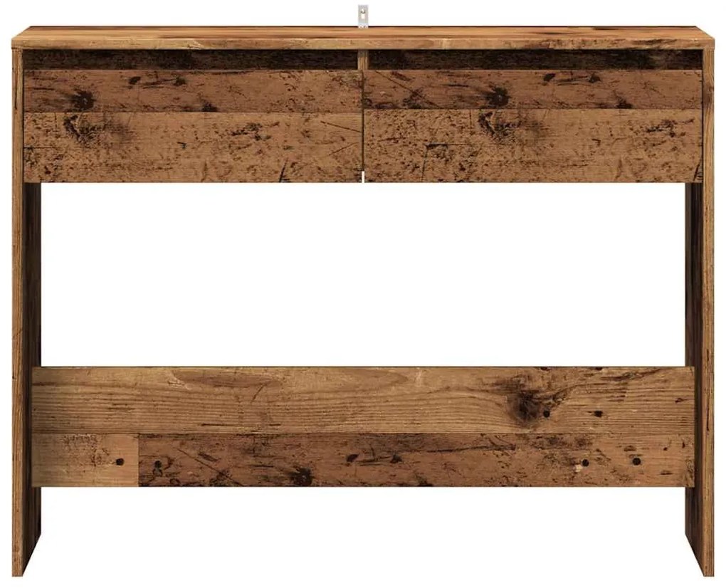 szürke sonoma szerelt fa tálalóasztal 100x35x76,5 cm