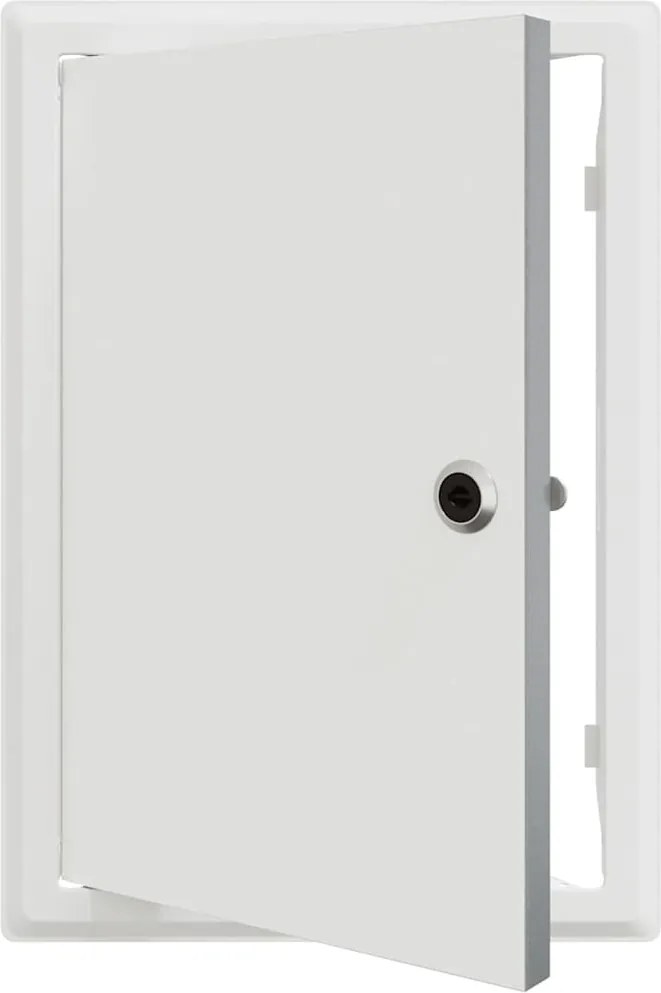 vidaXL Hozzáférési panel Fehér 33 x 23 x 3 cm Acél