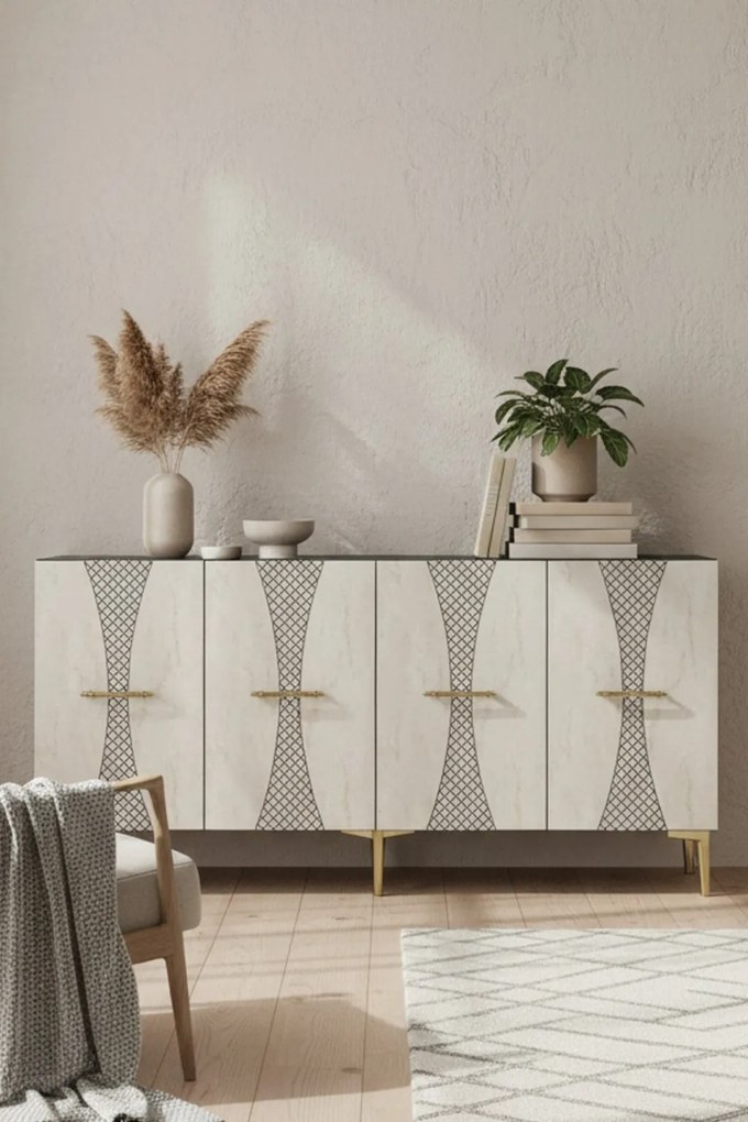 Slim 150 - Anthracite, Travertine, Gold