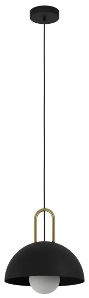 Eglo 56459 - kábeles függőlámpa CALMANERA 1xE27/40W/230V fekete