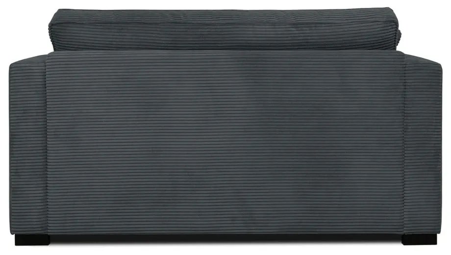 Szürke kordbársony kanapé 132 cm Mobby – Scandic