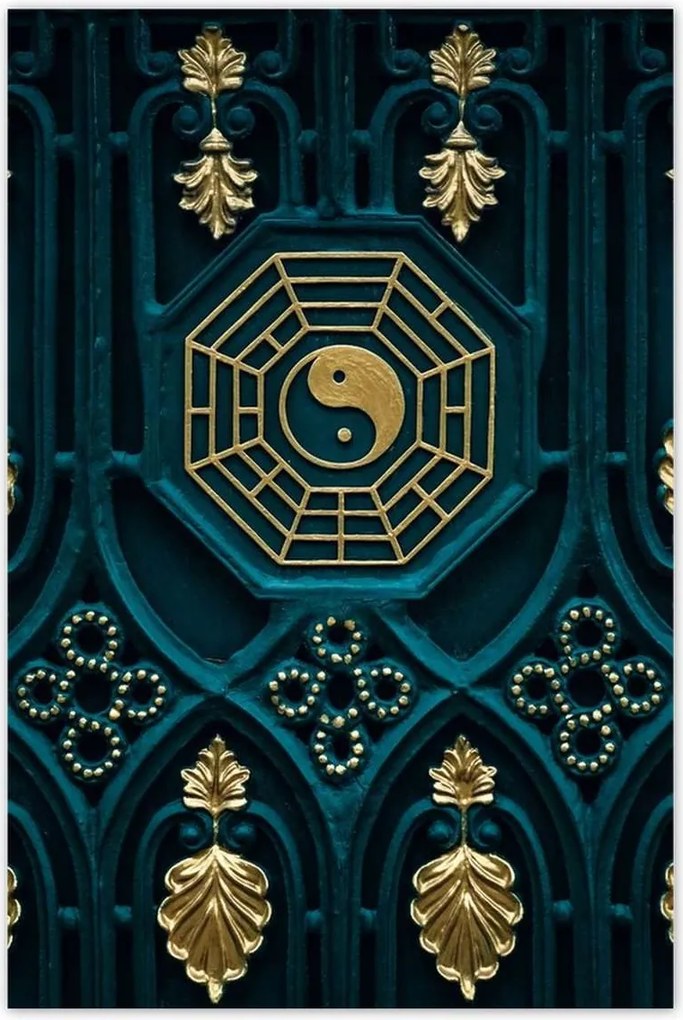 Poszterek 80x120 Absztrakt Arany harmónia