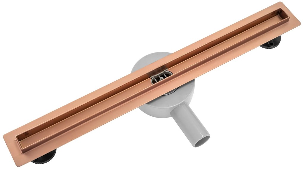 Lineáris lefolyó NEO Slim Pro szálcsiszolt réz 80
