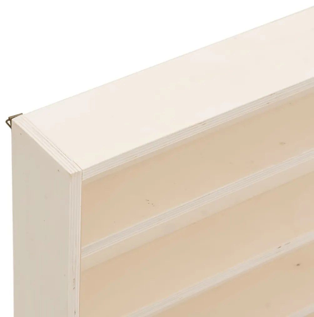 fa gyűjtői vitrin ajtókkal 60x8,5x37 cm