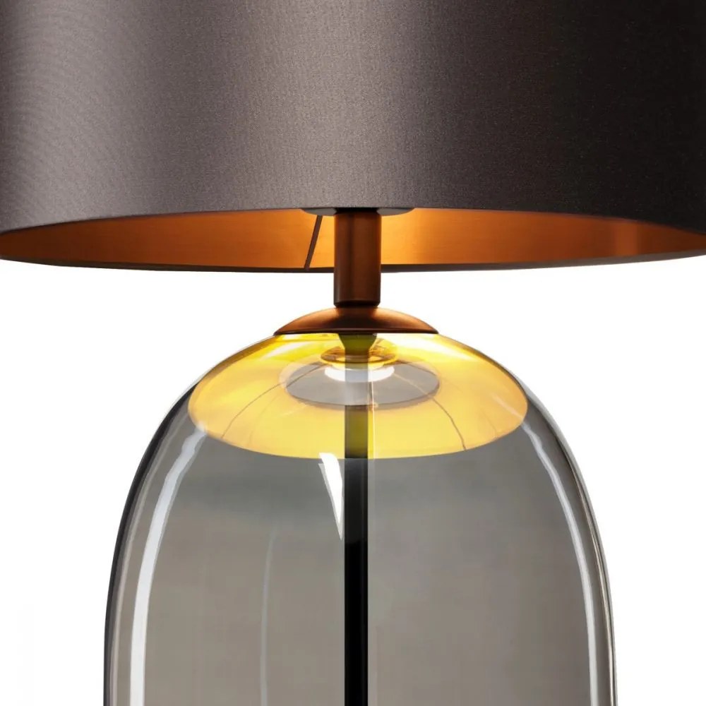 Kaspa SALVADOR BLACK 41122108 Asztali lámpa 1x25W/E27 IP20