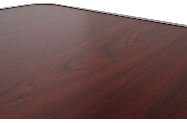 Összecsukható kempingasztal barna/króm