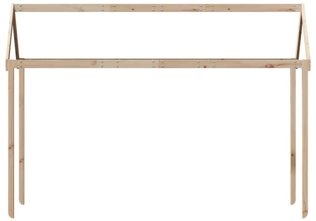 tömör fenyőfa gyerekágytető 217 x 95,5 x 159 cm