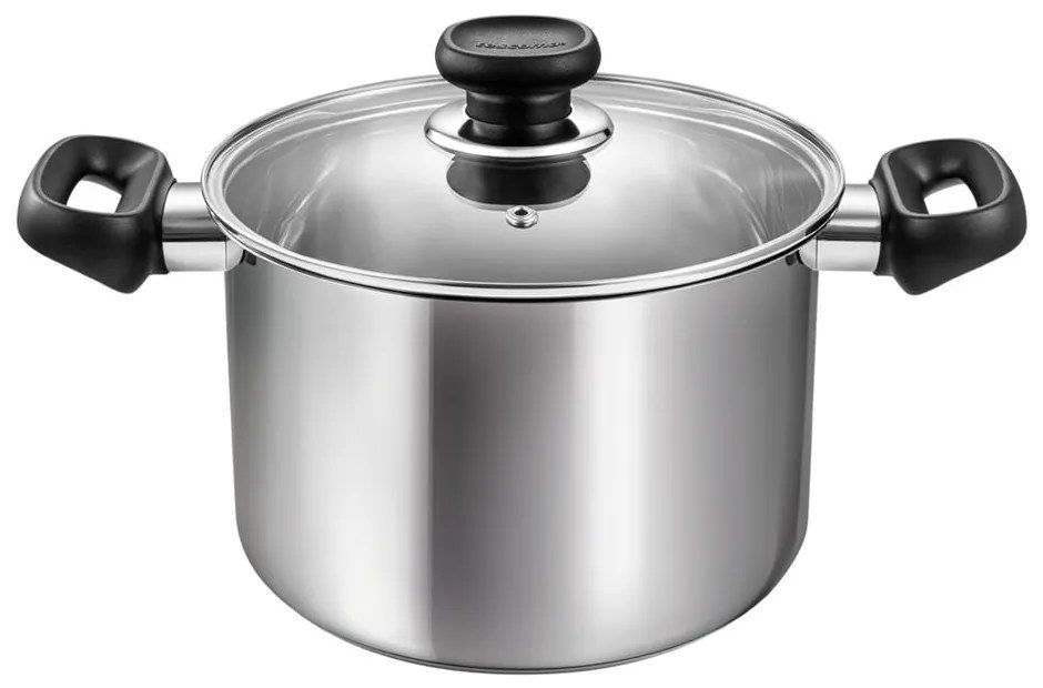 Indukciós tűzhelyhez alkalmas rozsdamentes acél edény fedővel 4 l Brava – Tescoma