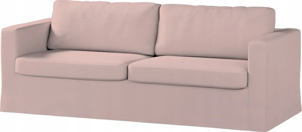 Karlstad 3 személyes kinyitható kanapé huzat Ikea rózsaszín bukla