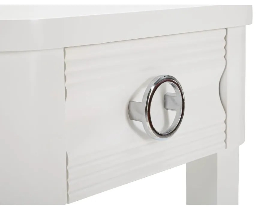 Fehér jegenyefenyő éjjeliszekrény Shine – Mauro Ferretti