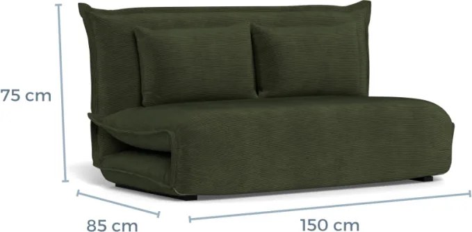 Halle ágyazható kanapé párnákkal