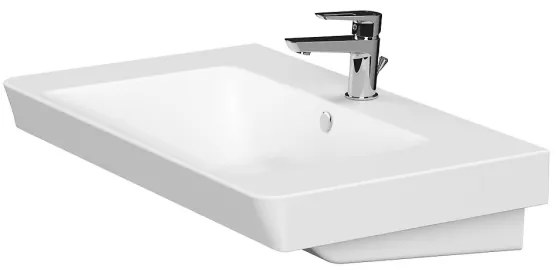 Cersanit S801-338-DSM – LARA 80 cm fehér fali fürdőszobaszekrény mosdóval