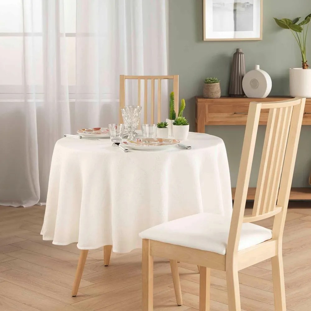 Jacquard asztalterítő ø 180 cm Stella – douceur d'intérieur