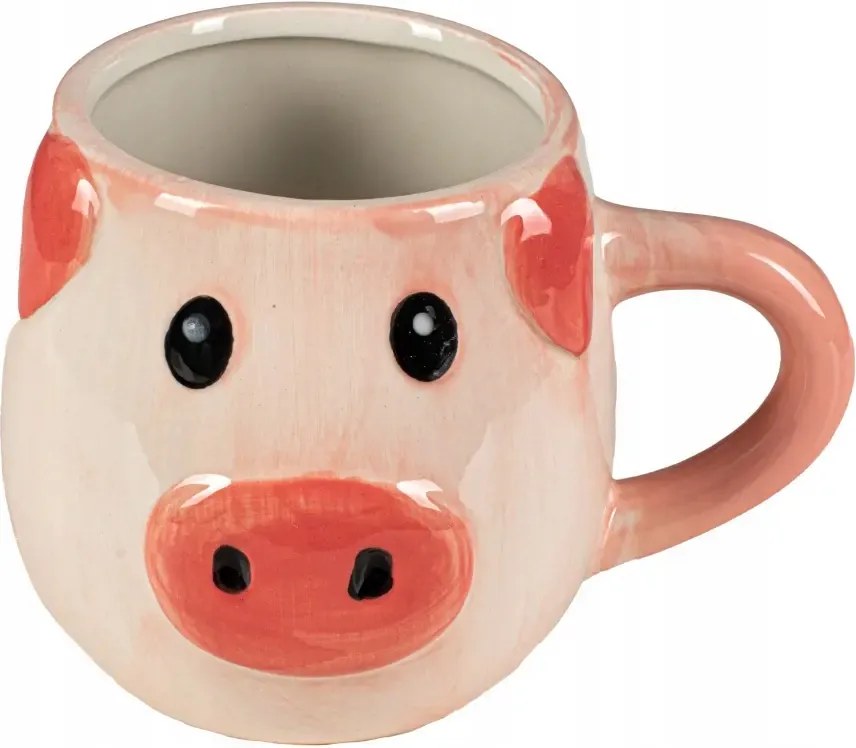 Malac alakú kerámia bögre Állatos bögre Captain Mike 420 ml