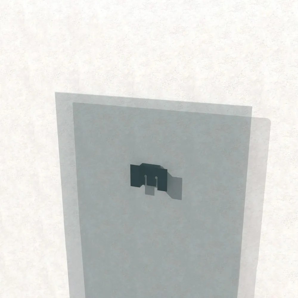 Üveg kép 100x70 cm Dark Marble – Wallity