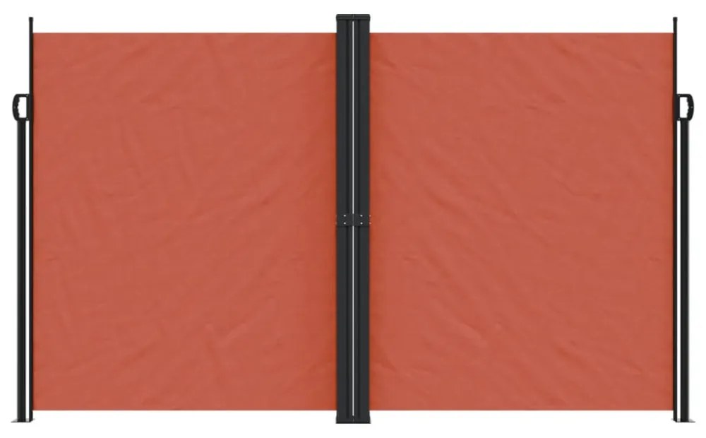 terrakotta behúzható oldalsó napellenző 200 x 1000 cm