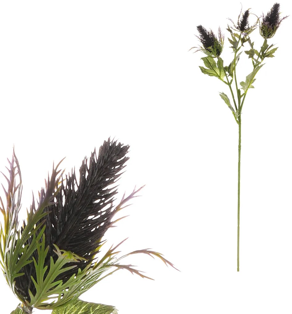 Művirág Eryngium lila, 66 cm, művirág